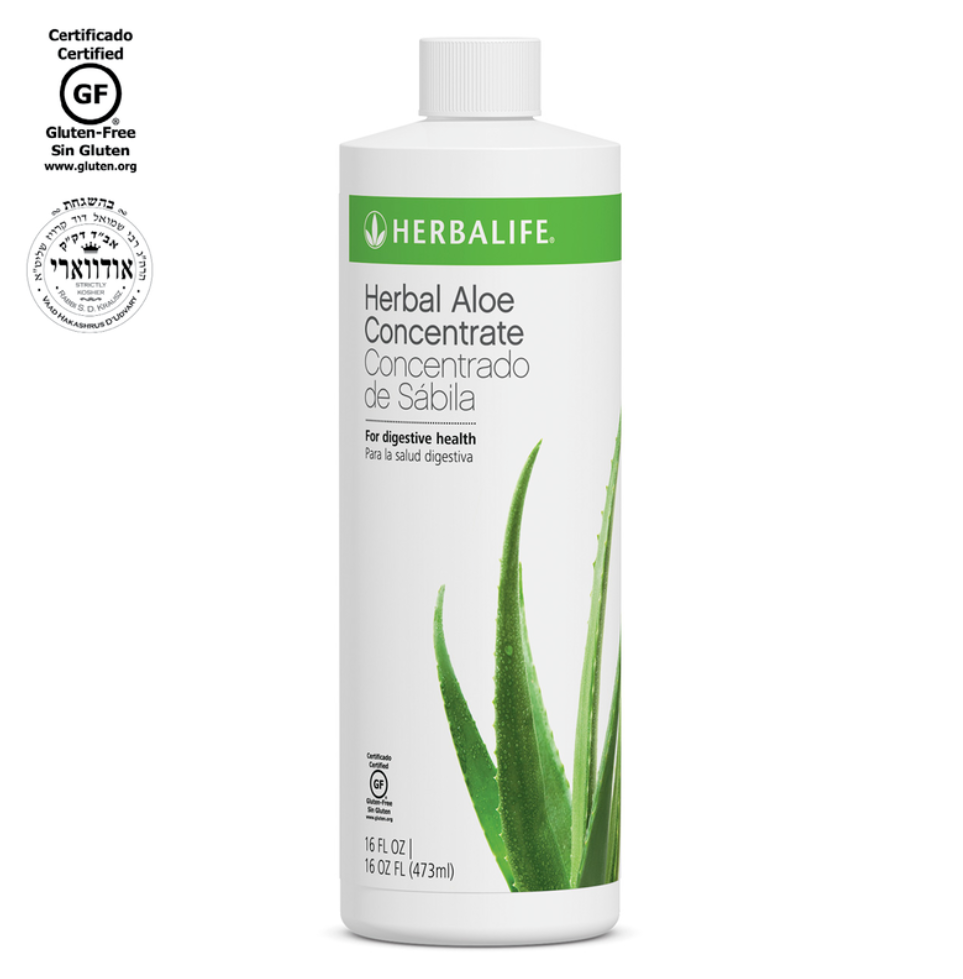 Herbal Aloe Concentrate Original Flavor – Aloe Vera Drink Concentrate Pint
