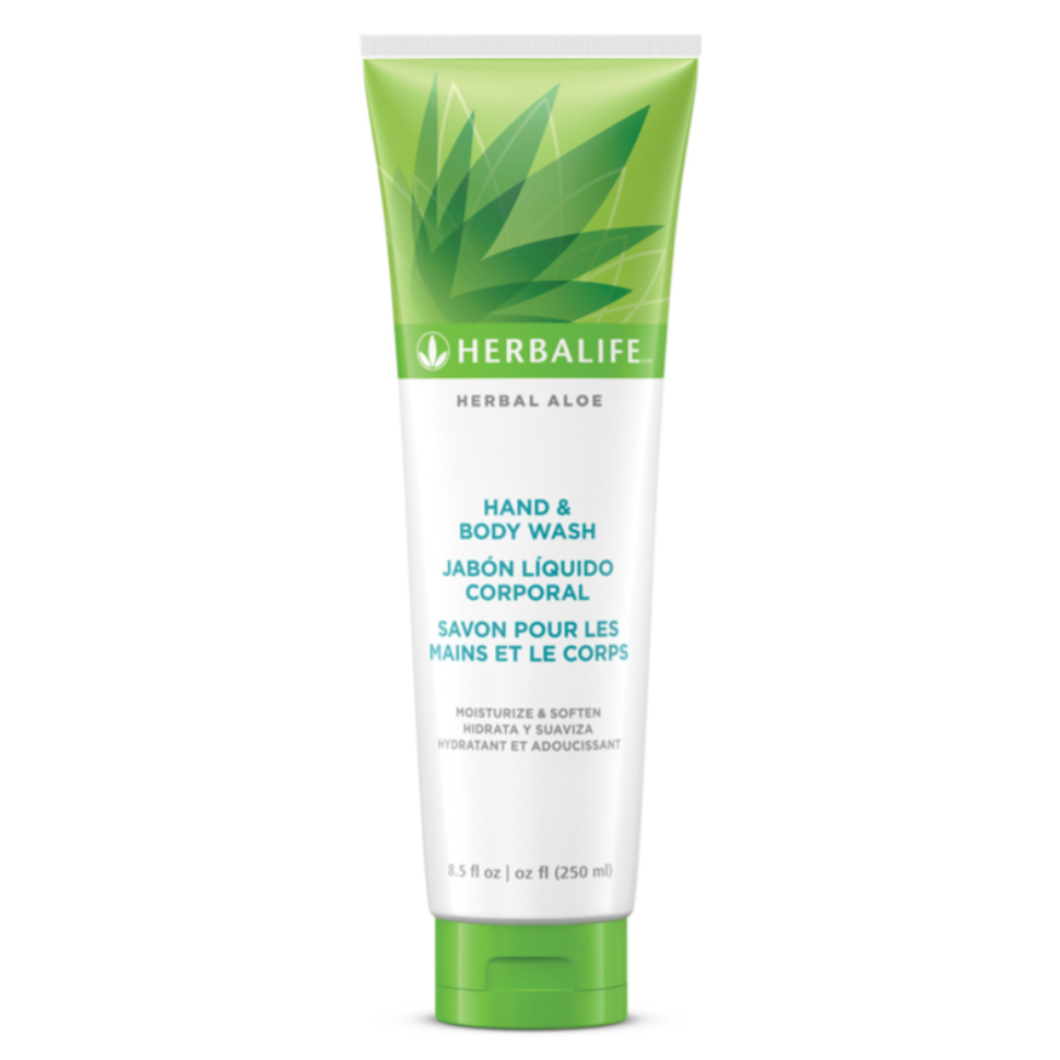 Herbal Aloe Hand & Body Wash – Aloe Vera Botanical Body Cleanser
